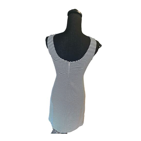 Theory Sheath Blue White Striped Sleeveless Dress Size P - Picture 5 of 7